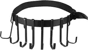 MOTHNUR 1 Set Tree Stand Gear Hanger Strap Hooks Durable Outdoor Hunting Accessories for Tree Climbing Safety Harness Versatile Webbing with Hooks for Camping and Hiking