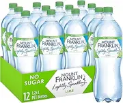 Mount Franklin Lightly Sparkling Water Lime 1.25L x 12