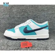 NIKE DUNK LOW GS BG_DUSTY CACTUS/BLUE-WHITE Shoes HF4794-345