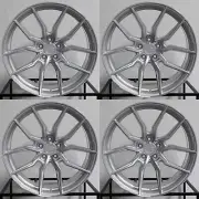 20" AODHAN AFF1 Wheels SILVER MACH Rims for BMW HONDA ACURA 20x9 +30 5x120 72.6 (for: BMW)