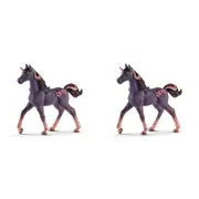 2x Schleich 7.1'' Shooting Star Unicorn Foal Animal Action Figure Kids Toy 3-8y