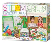 4M: Steam Powered Kids - Green Papercraft