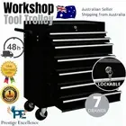 Mobile Storage Steel Tool Trolley Cart Portable 7 Drawer Workshop Garage Storage