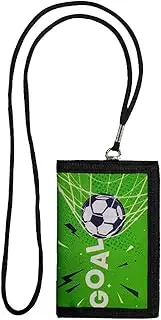 1 x Wallet for Boys, Football Wallet Personalised, Chest Bag Boys, Children's Purse Boys, Children's Purse, Football Party Bag Boys, Chest Bag, Green