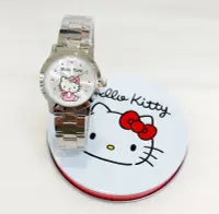 在飛比找Yahoo!奇摩拍賣優惠-＊迪奧小店＊Hello Kitty蕾絲蝴蝶結不鏽鋼手錶女錶/