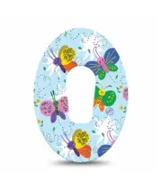 ExpressionMed Dexcom G6 Cute Butterflies Patch 4 Pack