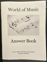 World Of Music Answer Book