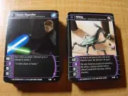 STAR WARS TCG ATTACK OF THE CLONES COMPLETE MASTER SET OF 180 CARDS