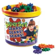 Learning Resources® Gears! Gears! Gears! Super Set Construction Set, 150 Pieces
