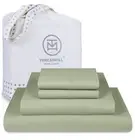 Threadmill 100% Cotton Sheets for King Size Bed | 4 Pc King Bed Sheets Set | ...