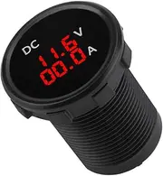 Digital Voltmeter Ammeter Red LED Display 12 to 24V Voltage Current Meter for Car Motorcycle Boat Accurate Measurement