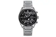 Citizen Tsuki-Yomi Radio Controlled Moon Phase Super Titanium Black Dial Eco-Drive BY1018-80E 100M Men's Watch