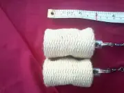 2.5" KEVLAR FIRE POI -twirl-spin-performance-circus made with kevlar