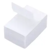 20 Pack Hook and Loop Strips Rectangle Tape Double Sided 4" x 6", White