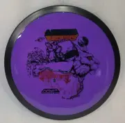 MVP Disc Sports Landolorian Stamp Purple Neutron Wave Driver Disc Golf Disc 174G