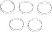 Baluue High Borosilicate Glass Petri Dishes 75mm Cell Culture School Teaching Supplies