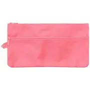 Studymate Twin Zip Medium Pencil Case Pink