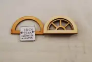 Window - HALF ROUND - 2132D wooden dollhouse miniature 1:12 scale USA made