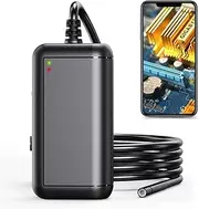 5.5Mm 5.0Mp Inspection Camera, Wireless WIFI HD1920P Borescope Camera, IP68 Waterproof USB Inspection Camera for Car, Wall, Machinery And Home Inspection,10m