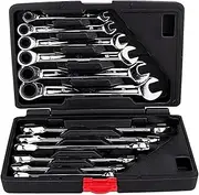 12pcs Ratchet Socket Wrench Set 、Car Repair Tool、 Ratchet Torque Wrench Combo Kit 8-19mm Ratchet Wrench Too、l Hand Tool