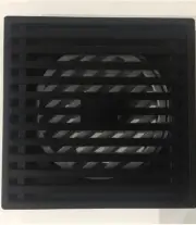 Normandy Matt Black Deluxe Line Floor waste