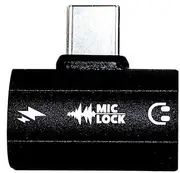Mic-Lock USB-C Secure Charger with SoundPass | Secure Your Audio Privacy - No Software Required - Listen to Music with Privacy (Black)