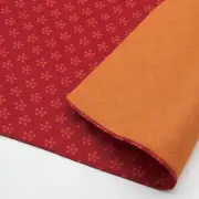 Musubi Furoshiki 70cm Seasonal Color Rikyu Plum Red/Orange Made in Japan