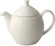FORLIFE Dew Teapot with Basket Infuser, Natural Cotton, 14 oz/414ml