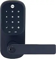 Yale Assure Lever Keyed Smart Deadlatch Matt Black with Yale Home Module