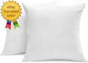 Luxury Goose down Feather Pillow Inserts 20X20In Double Layered Down Proof