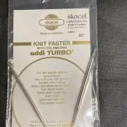 Skacel Addi Turbo Circular Knitting Needles, New
