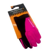 MuddyFox Cycling Gloves Full Finger Black/Pink Lightweight Size Small