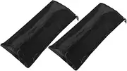 Veemoon 1 Pair Skateboard Backpack Drawstring Skate Bag Skateboard Utility Bag Roller Skate Backpack Pp Black