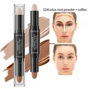 Double Head Face Foundation Long Lasting Contour Stick Dark Circles Corrector