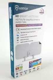 Antop SBS-301 HD Smart Amplified HDTV & FM Radio Antenna