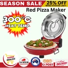 Electric Pizza Maker Cooker 1200W 31cm Oven with Timing Temperature Control