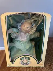 Vintage 1985 Cabbage Patch Kids Preemie #3870, Green Eyes Sally Dot Birth Certif