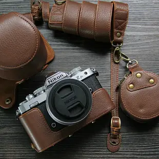 適用Nikon/尼康ZFC相機套 復古保護皮套 zfc攝影包真皮相機包