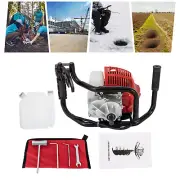 52cc 1.8kw Earth Auger Hole Digger Fence Posts Ground Gardens Planter Auger Tool