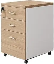 Filing Cabinet Office Furniture Accessories Information Cabinet Office File Cabinet Activity Organizer Computer Desk Accessories Storage Cabinet(Natural)