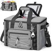 [Maelstrom] Soft Cooler Bag,Soft Sided Cooler,30/40 Cans Collapsible Cooler,Insulated Ice Chest,Large Leakproof Camping Cooler,Portable Travel Cooler for Kayaking,Beach