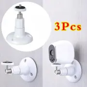 Gimbal Frame Wall Mount Bracket 3pcs Adjustable White For Ring Indoor Camera