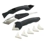 Sealant Scraper Kit 3 Piece Caulking Applicator Grout Accessory Tool Set