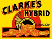Clarke's Hybrid Corn of Conrad Iowa NEW METAL SIGN: 9x12" Free Shipping