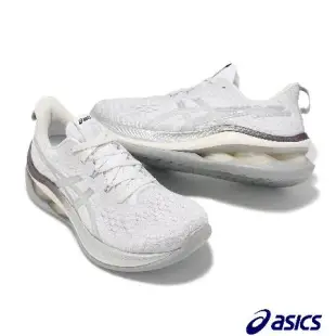 Asics 慢跑鞋 GEL-Kinsei Max Platinum 女鞋 白 銀 緩衝 亞瑟膠 路跑 亞瑟士 1012B725100