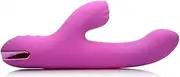 13X Silicone Pulsing and Vibrating Rabbit - Pink