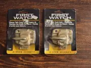 (2) FIRST WATCH CLAMP TIGHT WINDOW SASH LOCK ( NEW ) 1403 BRASS PLATED