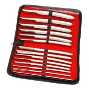Triune Stainless Steel 14pc Single Ended Dilator Set