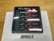 Snap-on Tools USA NEW 6pc RED Soft Grip Deutsch Terminal Tool Kit SGDTT106