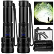 Rechargeable Flashlights High Lumens, 990,000 Lumens Super Bright Flashlight ...